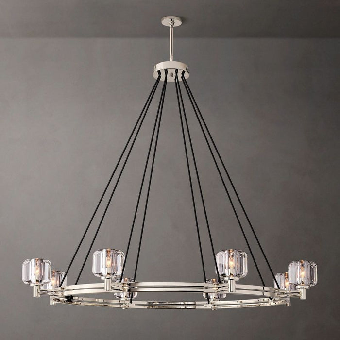 Pindy Crystal Round Chandelier