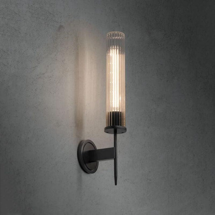 Single Crystal Shade Candlestick Wall Sconce