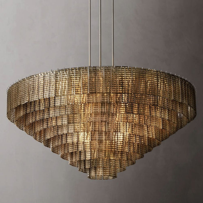 Maisty Glass Round Chandelier