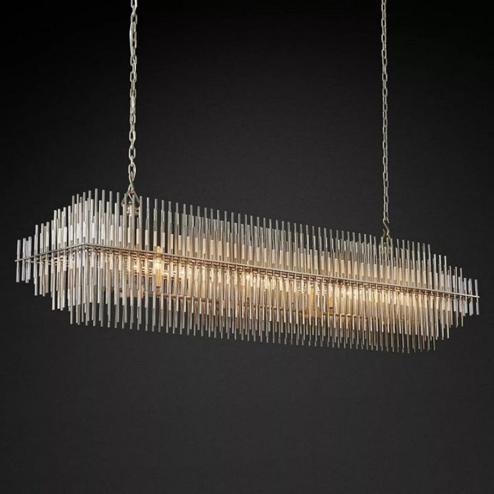 Pouril Rectangular Chandelier 54"