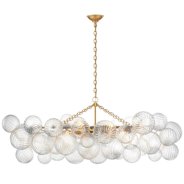 Talian Glass  Linear Chandelier 51"