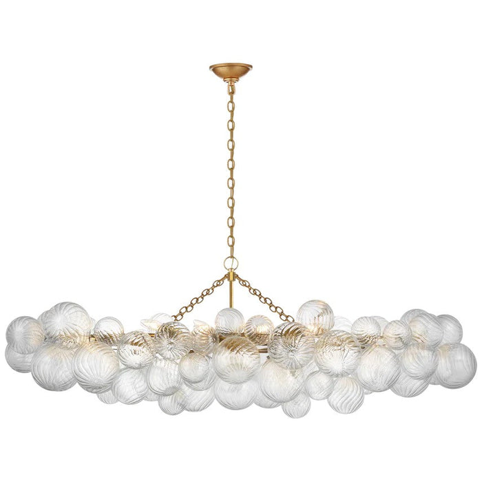 Talian Glass  Linear Chandelier 63"