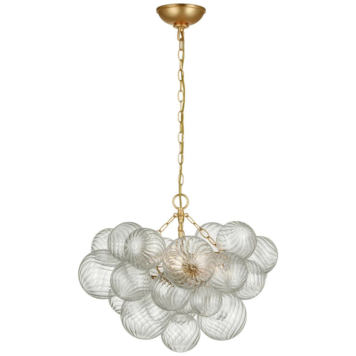 Talian Glass  Round Chandelier 24"