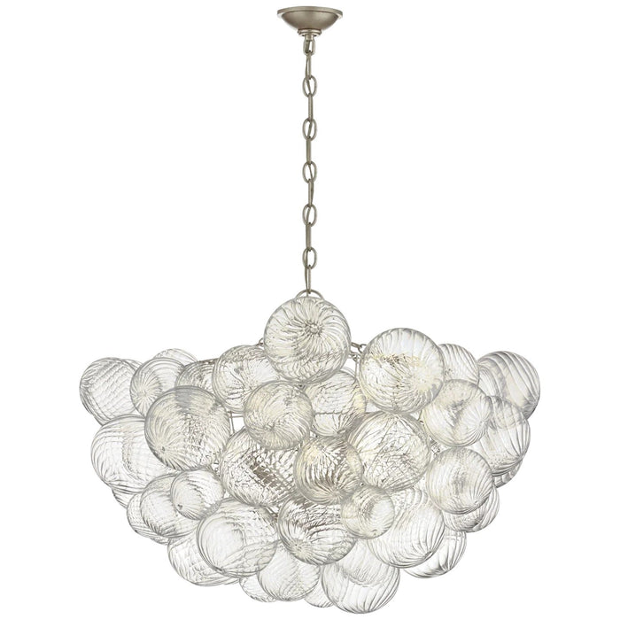 Talian Glass  Round Chandelier 33"