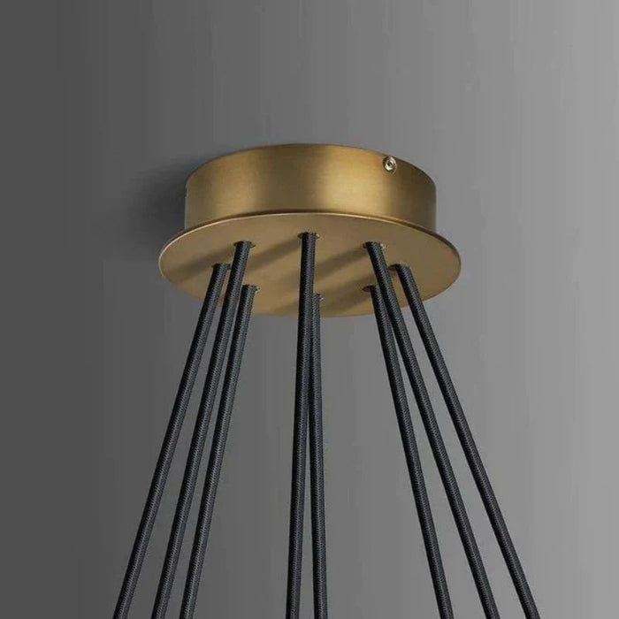 Kenia Contemporary Circular Living Room Chandelier