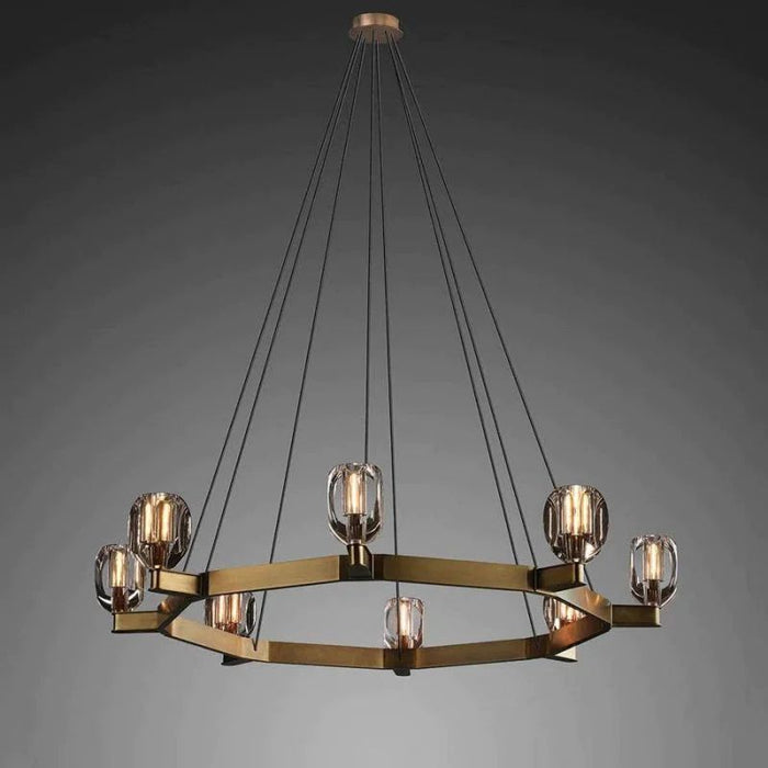 Kenia Contemporary Circular Living Room Chandelier