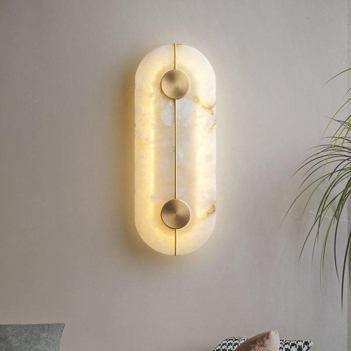 Yohana Alabaster Wall Sconce