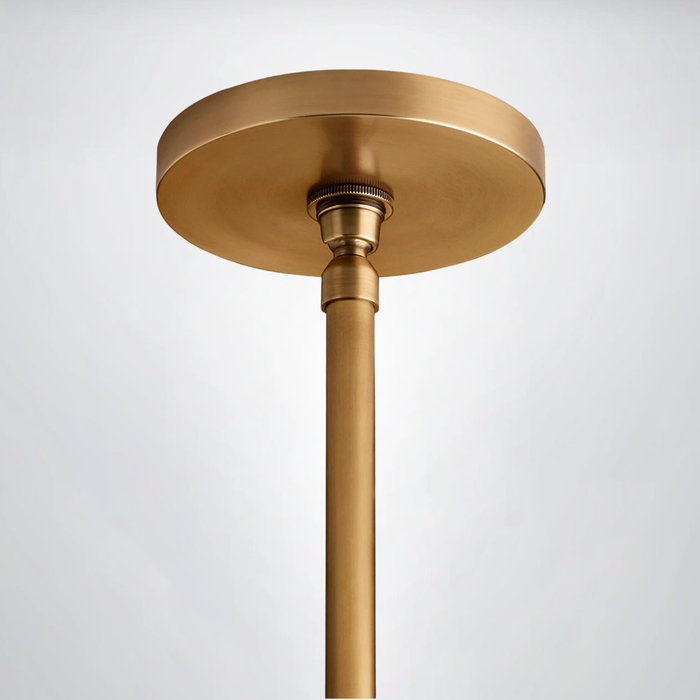 Hand-Carved Alabaster Cylinder Pendant