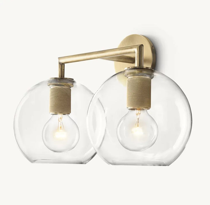 Utilitaire Globe Double Wall Sconce