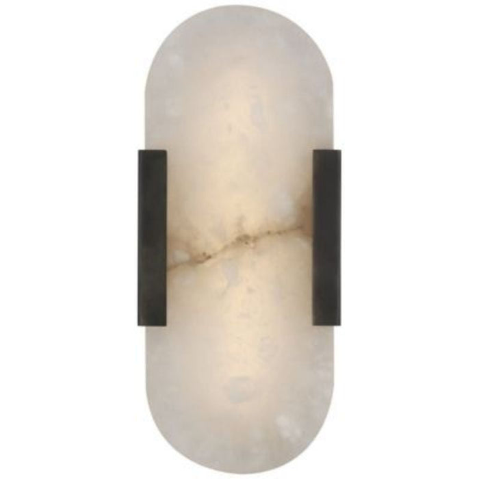 Lowell Melange Elongated Alabaster Wall Sconce 10"