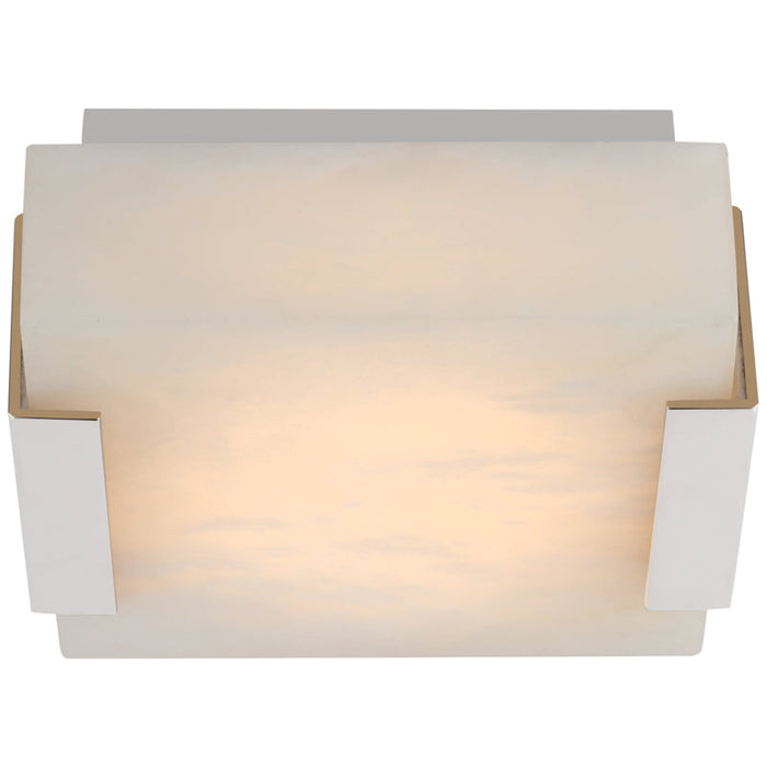 Kelly Wearstler Covet Low Clip Solitaire Flush Mount with Alabaster