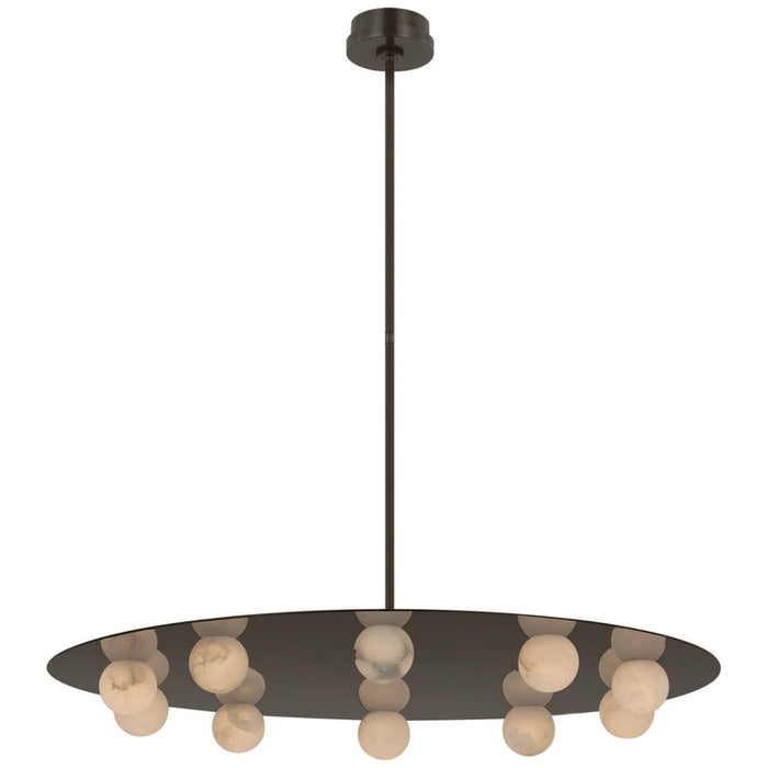 Kelly Wearstler Alabaster Pertica 36" Ten Light Chandelier