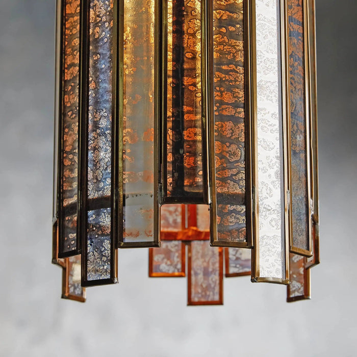 Artistic Glass Lailar Pendant Light