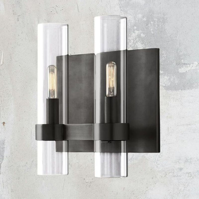 Vella Modern Fashion Glass Double Sconce